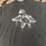 Skeleton Ripping Rib Cage Vintage 90s Graphic Unisex T-Shirt, Rib Cage Unisex Shirt, Retro Skeleton Tee, 90s Skull Shirt photo review