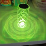 Romantic LED Crystal Table Lamp with Rose Projection, Touch Night Light, Ideal for Home Decor And Gifts photo review