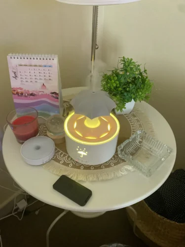 Delightful Hoanbox™ Oil Diffuser 3 in 1 Relaxing Rain Lamp Humidifier photo review